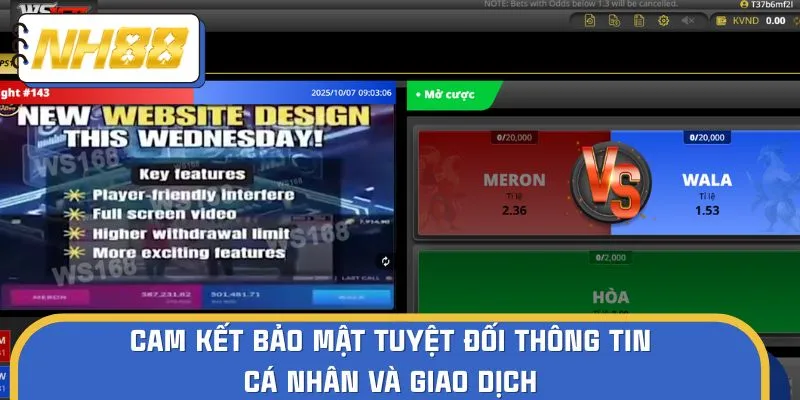 NH88 luôn đặt quyền riêng tư của khách hàng lên hàng đầu